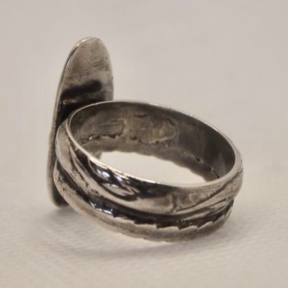 Rustic, Silver Ring - Picture 6 of 8